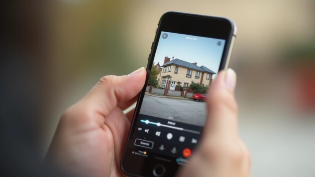 Chytrý telefon s viditelnou dotykovou plochou grip handleru, minimální velikost 44x44 pixelů zvýrazněna